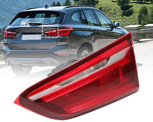 Taesayl Rücklicht passend für B-M-W X1 2016–2019 LED-Innenlichtgruppe rechts Hinteres Bremslicht-Warnlicht externes Rücklicht 63217350697 63217350698