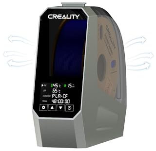 Creality Upgraded Space Pi Filament Dryer, 3D Printer Filament Dryer Box, 360° 80W PTC Filament Storages, Filament Dehydrator for PLA ABS PETG PA Filament 1.75/2.85mm, Spool Holder