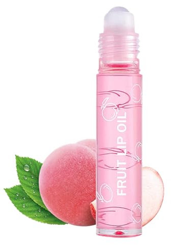 Feuchtigkeitsspendendes Lippenöl – Glitzer-Lipgloss Aufrollen, Farblos Roll Lip Glow Oil Durchsichtig, Lippenöl, Roll- Set, Transparent, Farblos, Lippenlotion, Lipgloss Mit Fruchtgeschmack