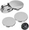 HANIUTTY 4 Pièces Cache Moyeu OD 60mm ID 56mm, Centre de Jante Capuchons, Enjoliveur de Voiture, Bouchon de Jante, Plastique ABS Cache-Moyeu, Jantes Enjoliveurs Accessoires pour Voitures