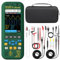 BSIDE O7 Osciloscopio Automotriz Portátil 2 Canales 25MHz 208MSa/s con 3.9 pulgadas Pantalla de Vista Completa Generador de Señal Multímetro Recargable Mide 6000A Corriente Voltaje Capacidad Diodo