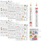 Yomover Weihnachten Kerzentattoos Rub on Stickers - 6Pcs Weihnachten Kerzentattoos, Rub on Folie, Winter Sprüche Aufkleber, Kerzenfolie, Kerzenaufkleber für Raysin Keraflott Möbel Glas Holz Deko