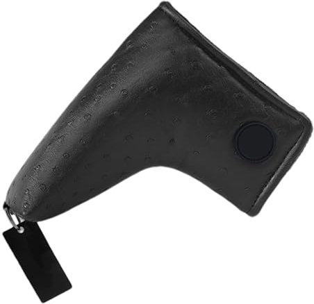 Golf driver cover, magnetic faux leather covers, golf accessories with magnetic closure, hammer stick covers fit most clubs