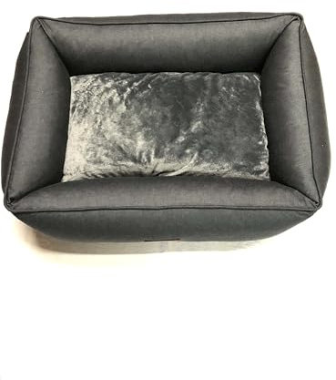 Petlando Hundebett Bergen - Ortho - Schiefer M 80 x 60 x 20 cm (schwere Qualität)