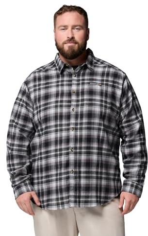 Columbia Men's Collegiate Flare Gun Flannel Long Sleeve Shirt Button Down Shirt