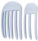 NHQZ 2 Pcs Clip Del Volume Della Radice - Clip Della Radice Del Volume 'arricciatura | Clip Del Volume Per Radici | Volume Della Radice Dei Capelli | Pettine Per Radici Volume Dei Capelli Ricci(blu)
