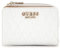 GUESS Betula Logo Zip Around Card Case White