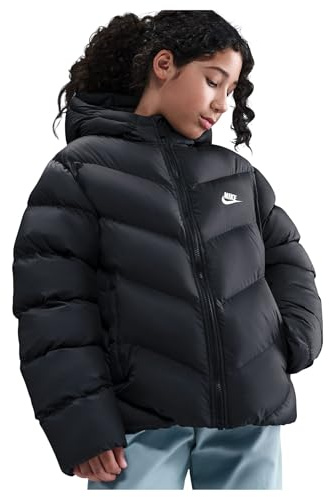 NIKE Unisex Kinder Nike Sportswear All Day Play Therma-fit-puffer-jacke mit Weiter Passform für Ältere Kinder Therma-FIT-Puffer-Jacke