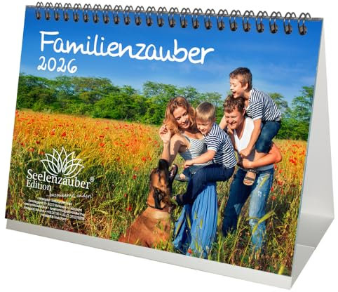 Familienzauber DIN A5 Tischkalender für 2026 Familie - Seelenzauber