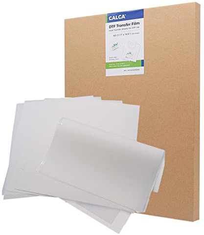 100 Blatt A3 DTF Transferfolie 29,7 x 41,9 cm – doppelseitig, Hot Peel, für T-Shirt-Druck, Basteln und DIY-Projekte