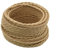 Cavo elettrico in tessuto intrecciato, Cavo di corda di canapa isolato in PVC intrecciato da 2x0,75 mm, rivestito in filo for lampada a sospensione, giallo, 1 m-50 m(10meter)