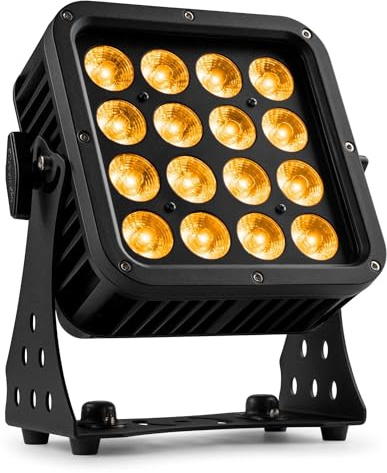 BeamZ Pro StarColor135 Outdoor Strahler IP65 16x 8W RGBA LED Flutlicht - Regen und Frostschutz