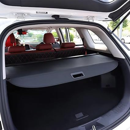 Einziehbare Laderaumabdeckung für Autos Hutablage für Audi Q2 2017 2025, Rollo für den Kofferraum Sonnenschutz Sicherheitsgitter