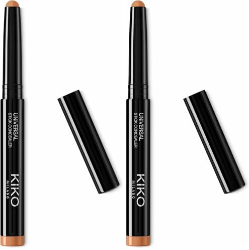 KIKO Milano Universal Stick Concealer 11, Correcteur Crémeux En Stick, Produit Longue Tenue, Jusqu’À 24 Heures (Lot de 2)