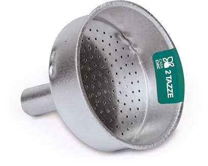 LifeChic Filtro Imbuto per Caffettiera Moka 2 Tazze, Ricambio Universale per Moka Espresso Accessorio per Caffè