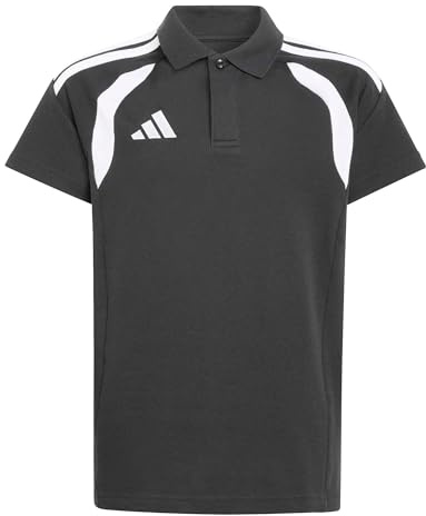 adidas Unisex Kinder Tiro 26 League Polo Kids Shirt, Black/White, 3-4 Years