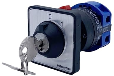 LW26-25YS3/1S Sperrschlüssel, 22 mm Einbaugröße, Stromabschaltung, universeller Umbau, Drehnockenschalter
