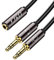 J&D Adaptador Divisor de Auriculares 3.5mm, Para Computadora Hembra a 2 Machos Dobles Para Micrófono y Audio, Y-Divisor de Micrófono, 20cm