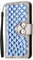 HongHushop Rhinestone Bling Diamond PU Leather Case for iPhone 11 Card Slots Magnetic Flip Stand Wallet Glitter Cover Case for iPhone 11 - Navy blue