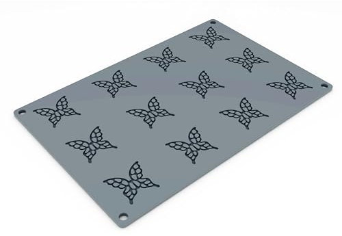 Silikonform Schmetterling klein 12 Mulden