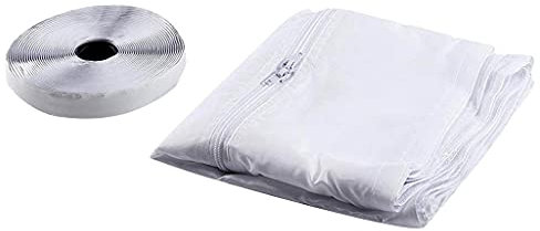 Tuyau D'éVacuation D'Air En Pvc Flexible Tube De Ventilation Universel Tuyau Kit Pour Climatiseur Mobile 1,5m/2m Diamètre 150 mm, Plus lisse que l'échappement de 13 cm (1 PC Couverture)