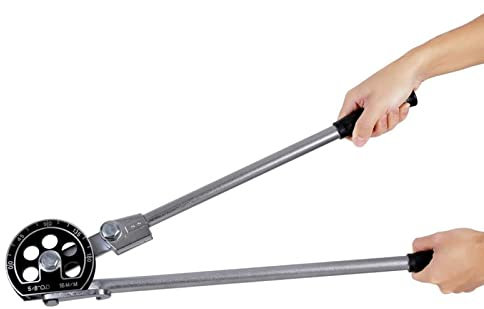 Pipe Bender 5/8 3/4 7/8 OD Tubing Bender Manual Pipe Tube Bender 180 Degree HVAC Bending Tool for Copper Aluminum Pipes Air Conditioner Refrigeration Repair,7/8