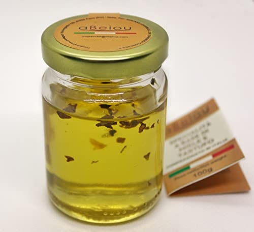 aBeiou. Miel à la truffe blanche Bianchetto 100g produit extra gourmet miel premium 100% italien truffe blanche Bianchetto delicatessen sans conservateur idéal pour les cadeaux