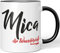 JUNIWORDS Tasse, Mica, die Wundervolle, Schwarz (5271056)