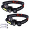 Stirnlampe LED Wiederaufladbar Camping Kopflampe: 2 Stück Stirnlampe Headlamp COB mit 5 Lichtmodi, Stirnlampe Angeln Laufen USB Aufladbar Leicht Taschenlampe Lauflampe für Notfall Jogging Wandern