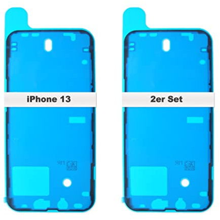 IS-TECK 2er Set Ersatz iPhone 13 Kleber Für Display und Gehäuse Rahmen Dichtung Sticker LCD Wasserdichtung Folie