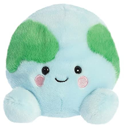 Aurora, 33761, Palm Pals Eve Erde, Plüschtier, Blau und Grün, 13cm