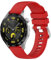 Yikamosi Compatible con Huawei Watch GT4 Correa para Mujer y Hombre,22MM liberación rápida Silicona Suave Cierre de Acero Inoxidable Correas de Repuesto para Huawei Watch GT4 46MM,Rojo