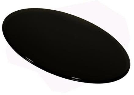 Glasplatte Rund, Tisch Glasplatte, Schwarz, Tischplatte GehäRtetes Glas, Platte Glastisch, Glasplatte Rund Tischplatte Wetterfest, Tischplatte Aus GehäRtetem Glas, GehäRtetes Glas ( Size : 98CM(39INCH