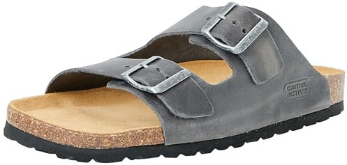 Camel Active Herren 54BO001-400230 Sandale, schwarz, 41 EU