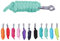 NETPROSHOP Einfarbiger Nylon Strick Führstrick mit Panikhaken Länge 2 Meter Farbauswahl, Farbe:Ice Green