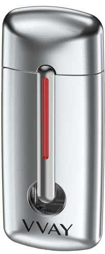 VVAY Windproof Jet Lighter, Butane Refillable, Gas Not Included