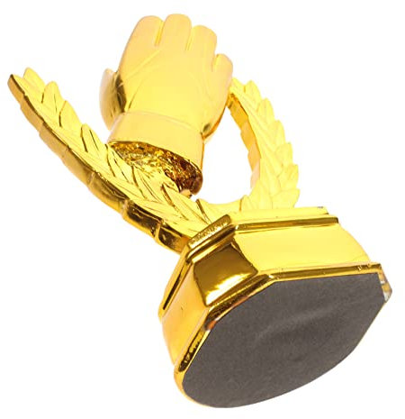BCOATH Strong Soccer Trophy Glove-styled Football Award for Competitions School Events Party Decor