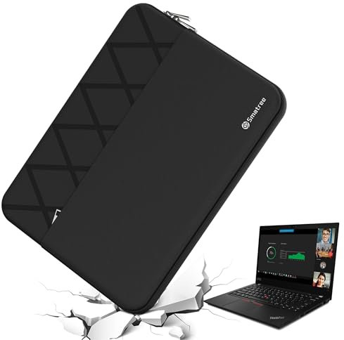 Smatree Custodia per laptop da 14 per Lenovo 14 ThinkPad T14/T14S Gen 4/3/2, per ThinkPad P14s Gen 4/3, Slim Pro 7/Slim 7 Pro X, custodia per laptop Lenovo con tasca per accessori, cerniera YKK