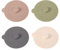 Aiyraa 4 Pcs Silicone Lids Food Covers, Cup Covers for Drinks, Reusable Glass Covers for Mugs, Mug Cover, Cup Covers for Mugs Tea Coffee Cup
