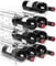BoxedHome Wine Rack, Stackable Water Bottle Organiser, Plastic Bottle Holder, Cupboard Organiser, Storage for Freezer, Cabinet, Pantry (4 Tier 12 Bottles)