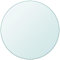 Générique Dessus de Table Ronde en Verre trempé 800 mm,Accessoires pour Tables,Plateaux de table-243629