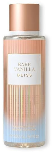 Bare Vanilla Bliss Fragrance Mist for Women – Long-Lasting Vanilla Scented Body Spray (250ml)