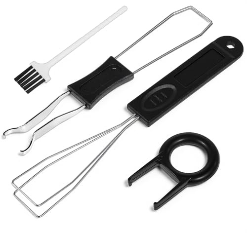 Bremorou 4 Stück Keycap Puller Switch für Mechanische Tastaturen, Switch Puller Set Universelles Reinigungswerkzeug Entfernungswerkzeug Reinigungsbürsten