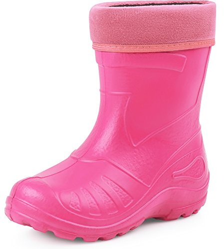 Ladeheid Gummistiefel Kinder federleichte und wasserdichte Eva Thermo Regenstiefel Gummistiefel gefüttert KL050