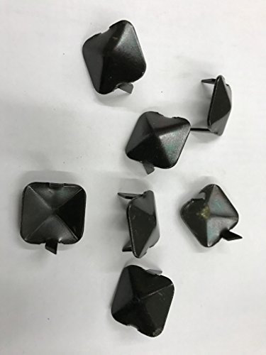 CHIODI ORNAMENTALI - CHIODO ORNAMENTALE FERRO NERO QUADRATO mm20X20 DOPPIA PUNTA GHIDINI PZ 50