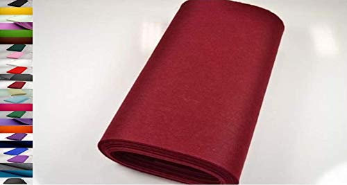 StoffBook BORDEAUX STABILER BASTELFILZ TASCHENFILZ STOFF CA. 5MM STOFFE, B533