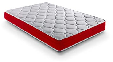 elalmacendelcolchon Matelas en Mousse, Modèle Rubi, 90 x 190 x 21 cm - Ferme et Confortable