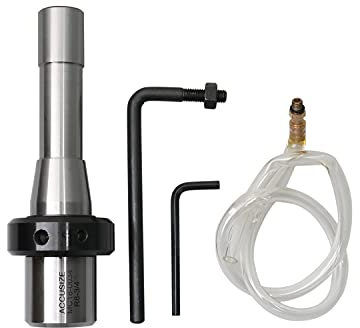 Accusize Industrial Tools Annular Cutter Arbor, R8 to 3/4'' Weldon Shank with Coolant System for Drill Use Annular Cutter on Drill Press, Mc18-0034