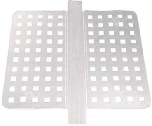 SKEMIX New Clear Kitchen Dish Safe Durable Grips Double Sink Saddle Divider Protector Mat