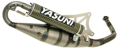 Pot d'échappement Yasuni R Carbon/Aramide pour Gilera DNA 50cc, Ice, Runner, Stalker, Storm, Typhoon, X